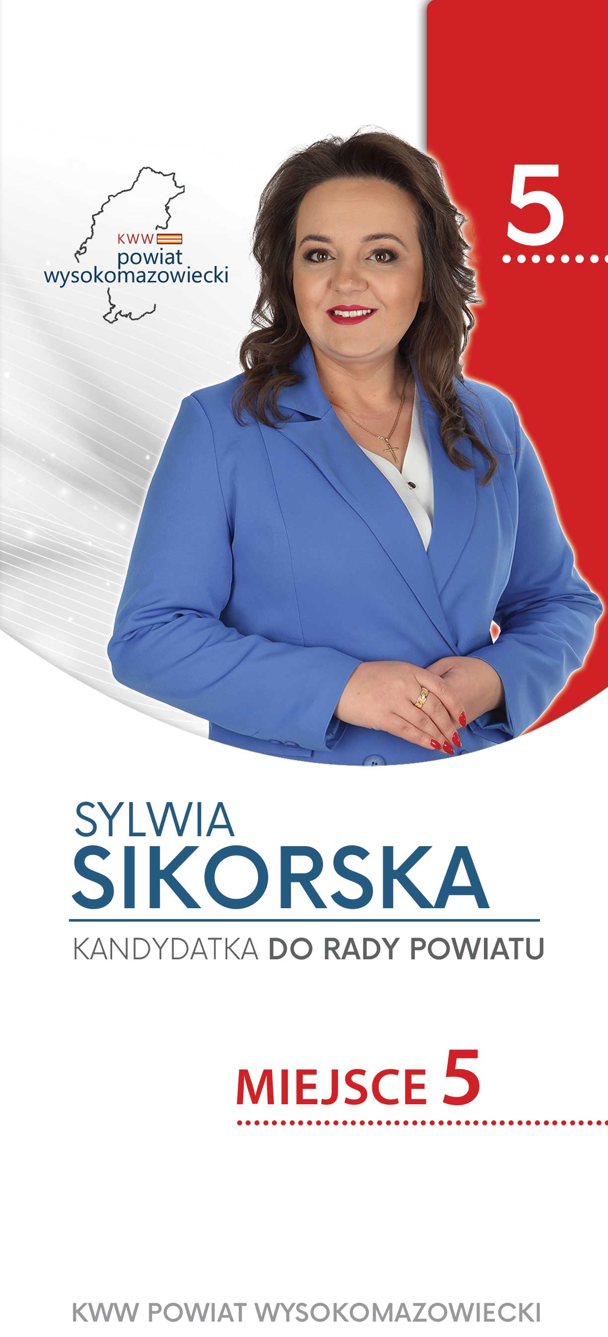 Sylwia Skikorska Kandydatka do Rady Powiatu Wysokomazowieckiego